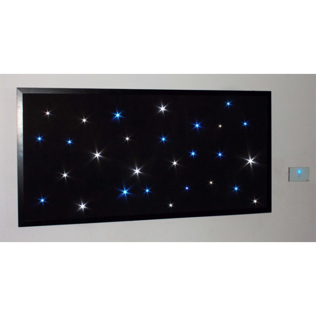 Wall mounted StarEFX™ Acoustic Starlight Panel